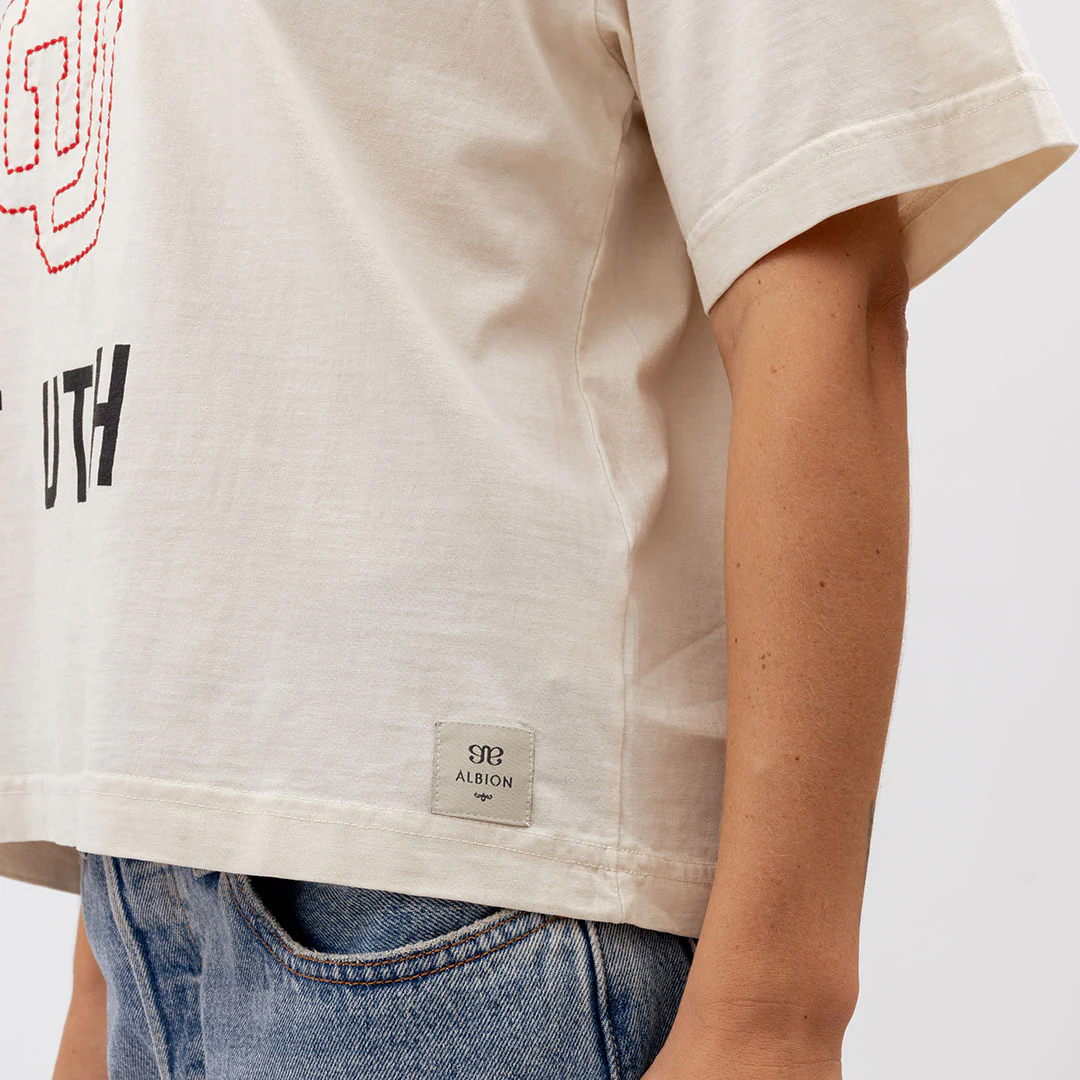 Utah Oversized Tee, Natural - University - Image 6