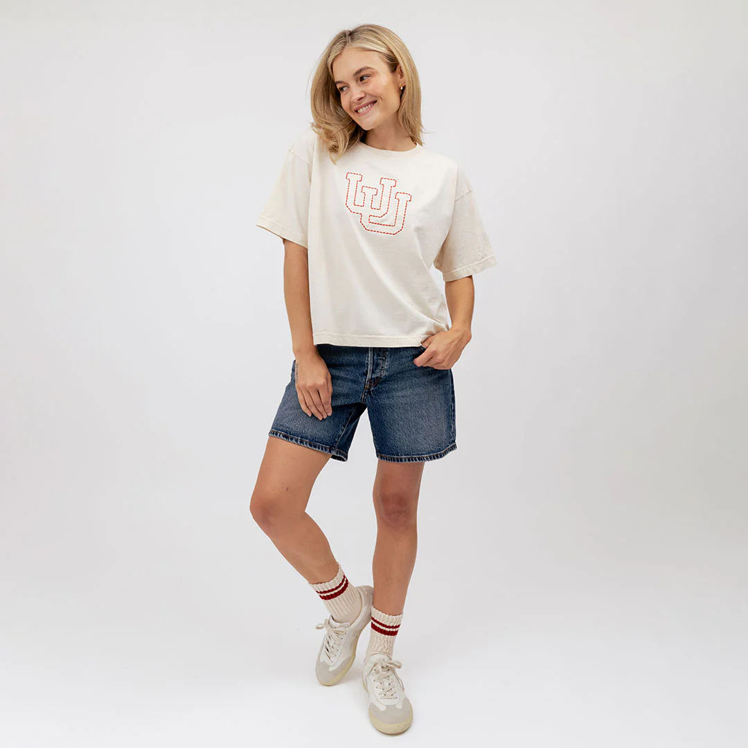 Utah Oversized Tee, Natural - UU - Image 7