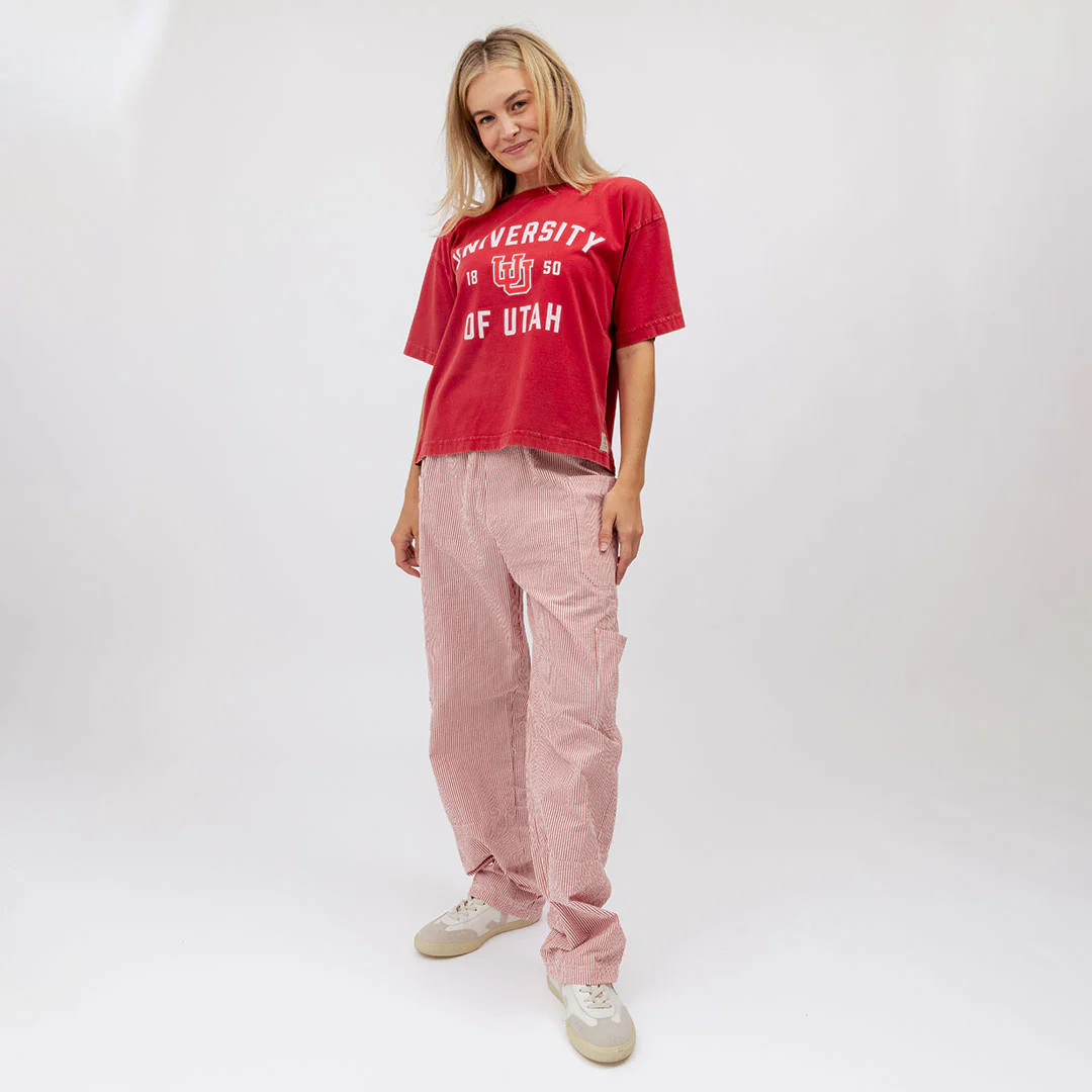 Utah Oversized Tee, Red - University - Image 3