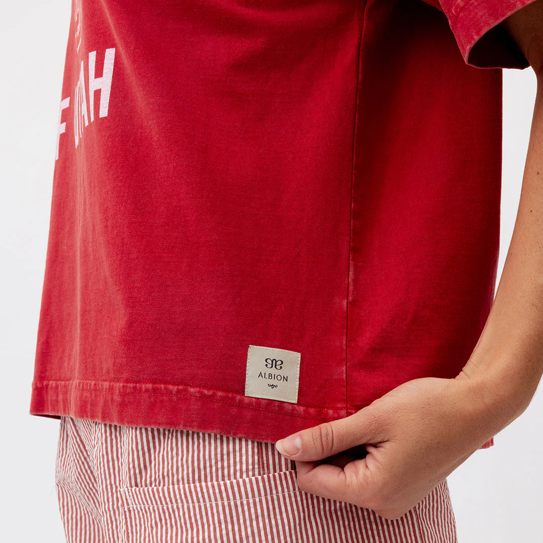 Utah Oversized Tee, Red - University - Image 6