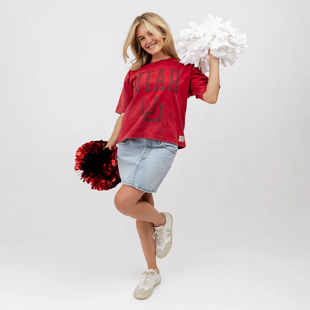 Utah Oversized Tee, Red - Utah - Image 7