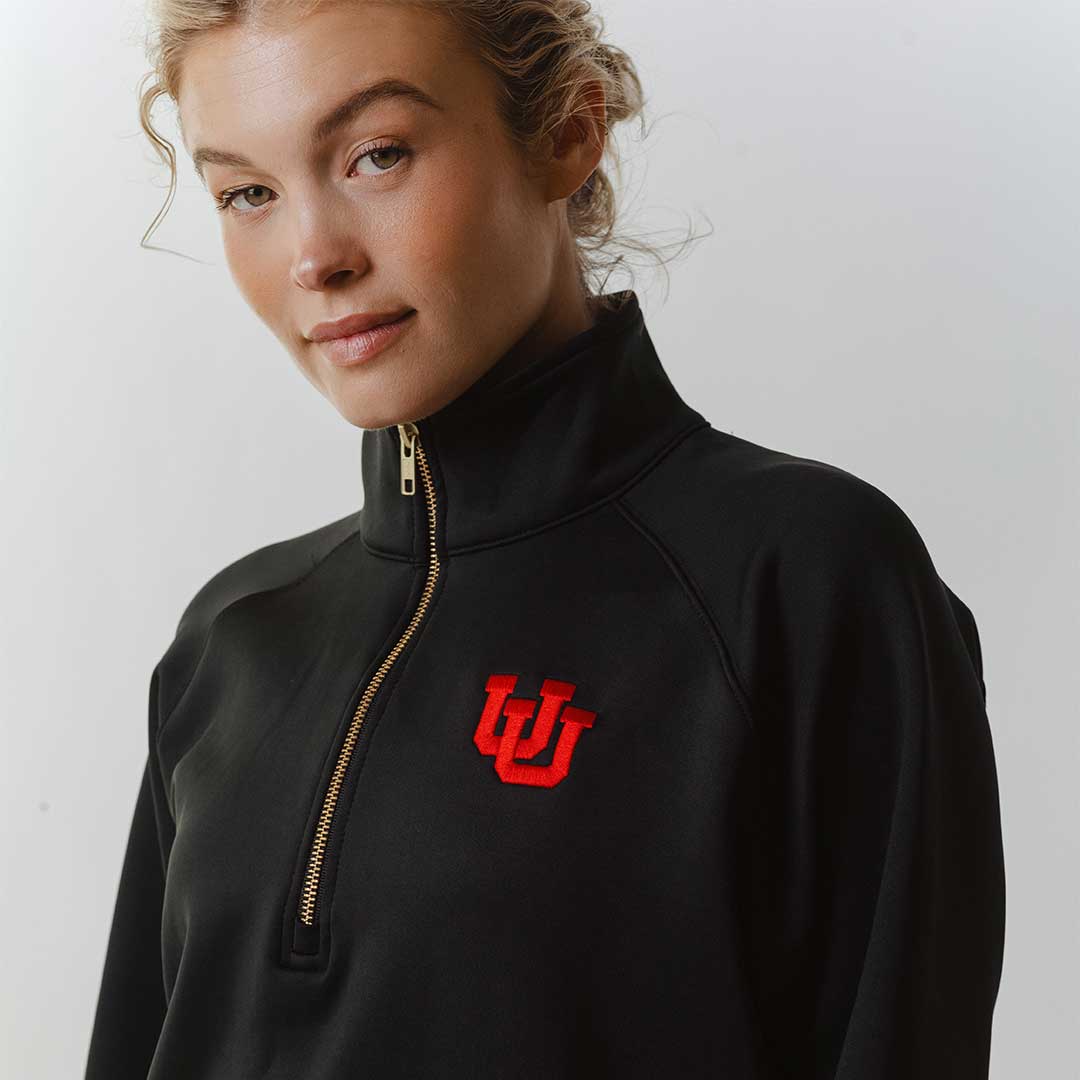 Utah Oxford Zip-Up, Black - Image 5