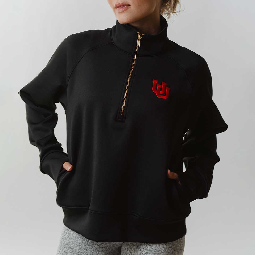 Utah Oxford Zip-Up, Black - Image 7