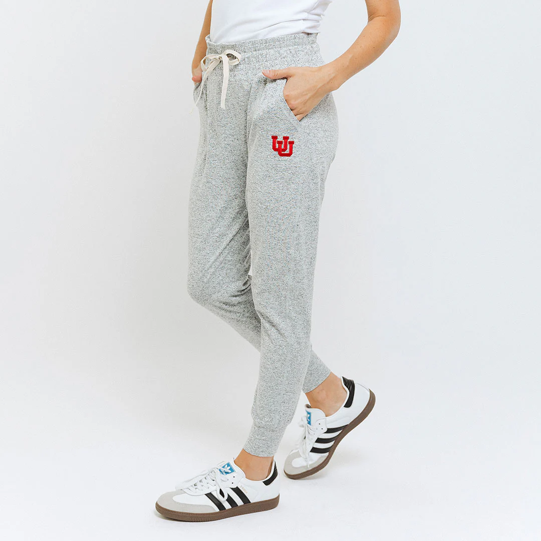 Utah Travel Joggers, Heather Grey - Image 7