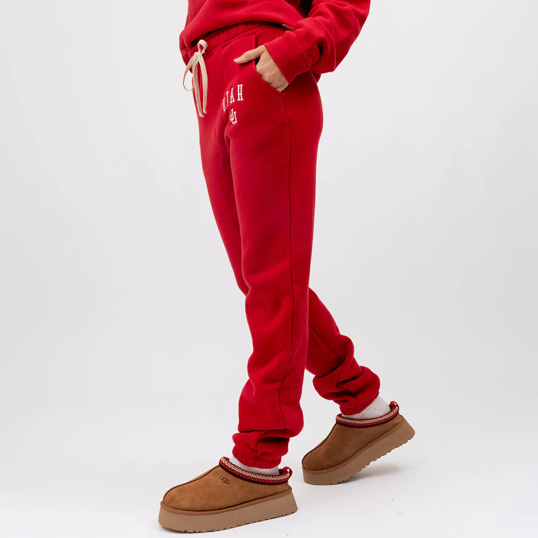 Utah Varsity Joggers, Red - Utah - Image 3