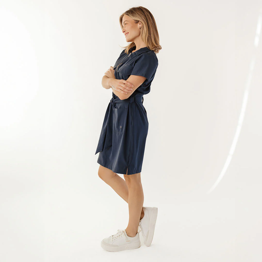 Vineyard Dress, True Blue - Image 4
